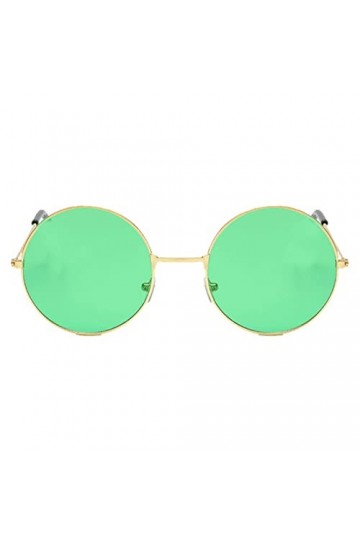 AIYING Soleil Rondes | Lunettes Hippie rétro Verres teintés Ronds | Soleil Hippie Femmes Hommes Cercle Lunettes pour Les fave