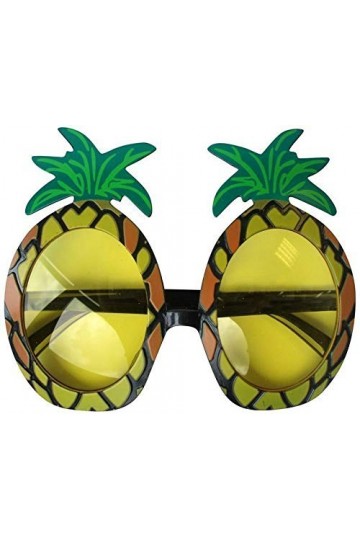 Lunettes de soleil unisexes pour adultes Motif ananas tropicaux