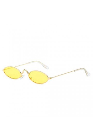 hahuha Lunettes de soleil ovales unisexes en forme de cœur pour femme - Style années 70, E, taille unique
