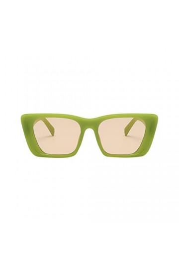 Lunettes de soleil pour homme et femme - Tendance - Rétro - Simple - Ovale - Carré - Rouge - Style classique - Style rétro, V