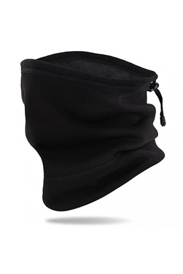 Arcweg Cache Cou Tubulaire dhiver 3-en-1 Multi-usage Unisexe Doublé en Fausse Fourrure Utra-douce avec Cordon de Serrage Cac