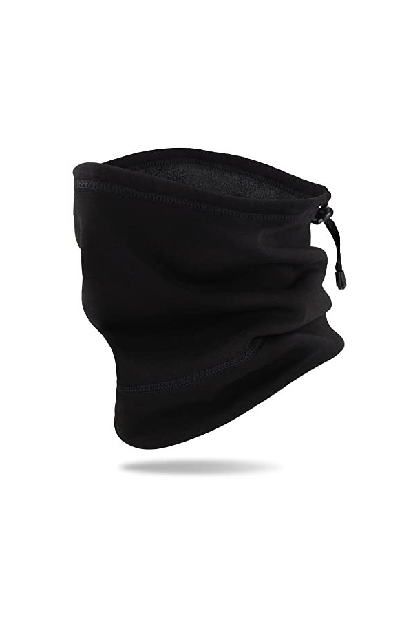 Arcweg Cache Cou Tubulaire dhiver 3-en-1 Multi-usage Unisexe Doublé en Fausse Fourrure Utra-douce avec Cordon de Serrage Cac