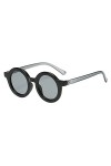 Lunettes de soleil pour homme et femme - Tendance - Rétro - Tendance - Pour enfants - Monture ronde - Avec protection - Style