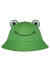 Chapeau de pêcheur mignon grenouille dété pliable à large bord pour femme homme adulte