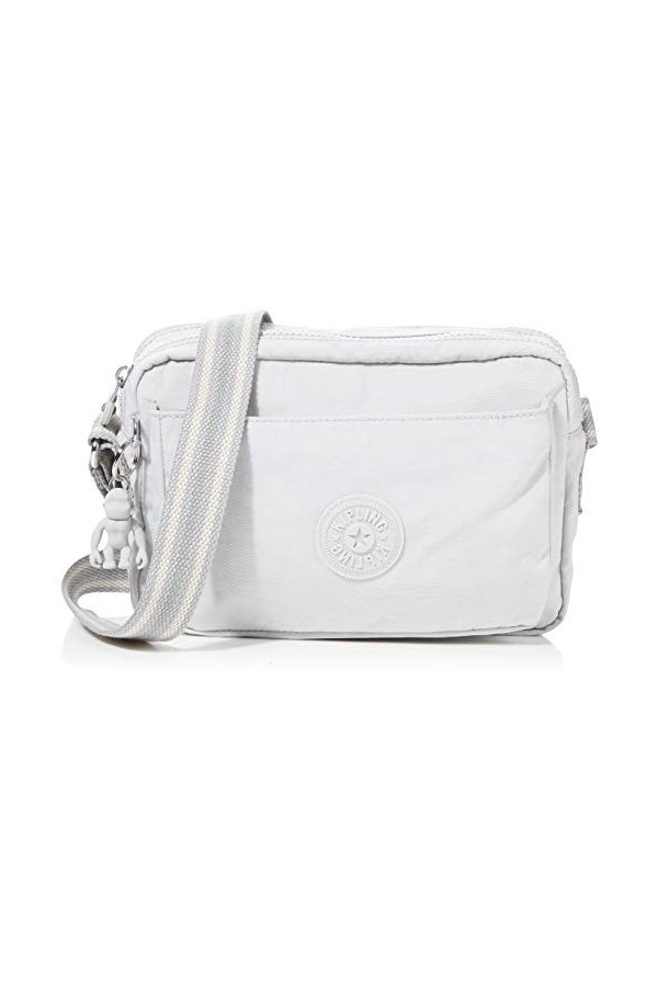 Kipling Femme Abanu M Handbag, Argenté Metallic Glow , Taille Unique