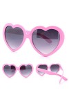 Livecitys Mode Homme Femme été Drôle Amour Forme De Coeur Lunettes De Soleil Lunettes De Soleil Cadeau Pour Accessoire De Dég