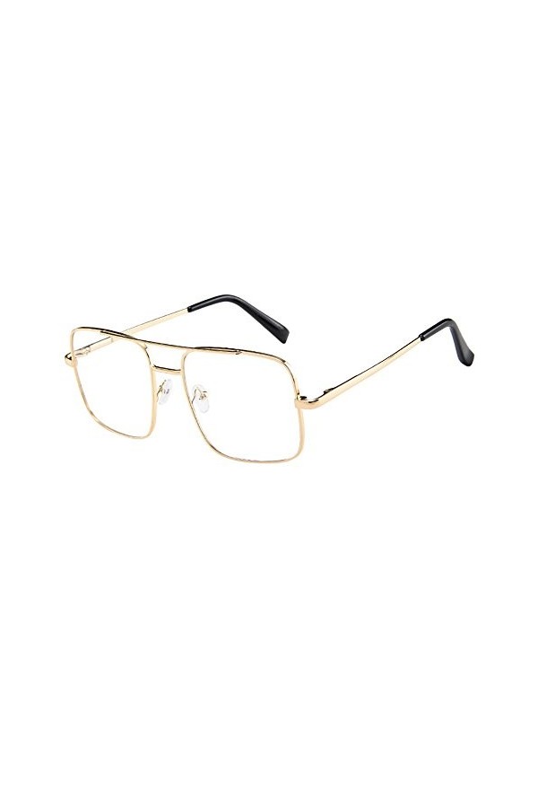 iHENGH Lunette de Soleil,Mode Unisexe Vintage Retro Lunettes Mode Lunettes de Soleil Oversize Cadre