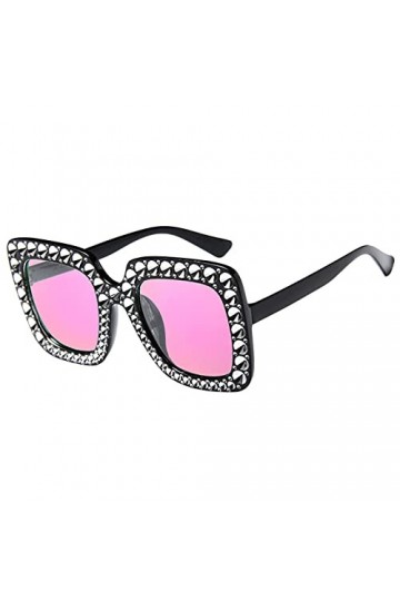 Lunettes de soleil carrées ovales rétro simples enveloppant autour du cadre unisexe coloré lunettes de soleil style classique