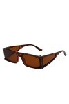 Hip Hop Mode Polygone Petites lunettes de soleil Vintage Voyage Plage Garçon Lunettes de soleil Style classique Normal Lunett
