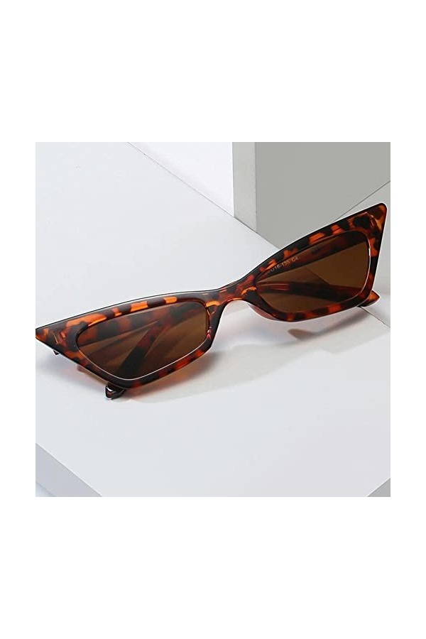 Yiokii Lunettes de soleil rectangulaires rétro pour femme et femme - Lunettes de soleil tendance - J5O3 UV400 - Jelly Cat Str