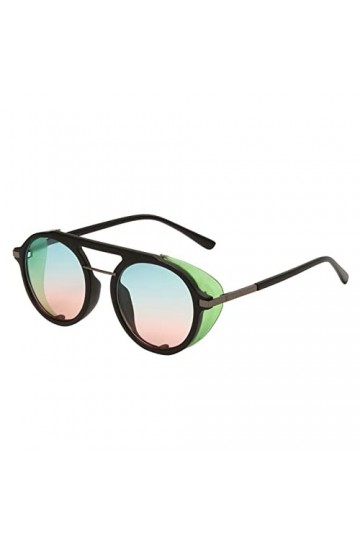 Lunettes de soleil vintage en forme de cœur - Lunettes de soleil - Style rétro irrégulier - Unisexe - Protection, A2-vert., T