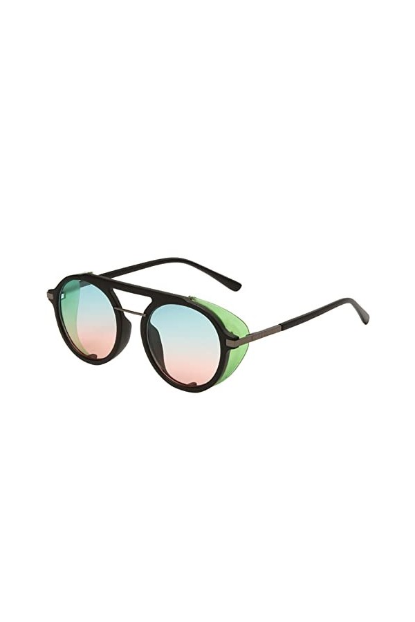 Lunettes de soleil vintage en forme de cœur - Lunettes de soleil - Style rétro irrégulier - Unisexe - Protection, A2-vert., T