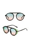 Lunettes de soleil vintage en forme de cœur - Lunettes de soleil - Style rétro irrégulier - Unisexe - Protection, A2-vert., T
