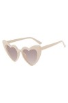 gnyew Lunettes De Soleil Love Heart Lunette De Soleil Coeur Lunette De Soleil Coeur Femme Vintage Love Heart Lunette De Solei