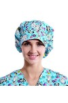 XINFU 1 bonnet de travail bouffant pour femme à cheveux longs - - Taille unique