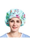 XINFU 1 bonnet de travail bouffant pour femme à cheveux longs - - Taille unique
