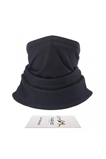 TAGVO Cache-Cou col Nez Hiver, Multifonction 4-en-1 écharpe Polaire Tour de Cou Tube de Longue Cou Chaud épais Protecteur de 