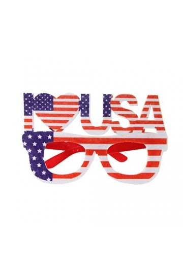 Lunettes de soleil 1 paire de lunettes de soleil avec drapeau américain patriotique Lunettes de soleil style années 80 Lunett