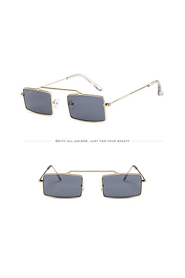 Femmes Hommes Vintage Retro Small Frame Lunettes de soleil Lunettes de soleil unisex Lunettes Lunettes De Vacances DéTé De P