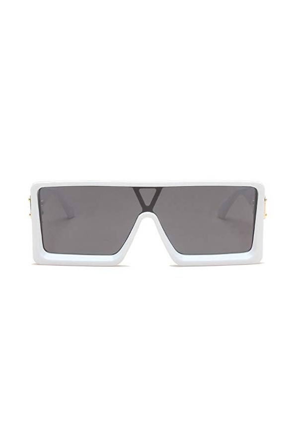 Shades Protection contre la lumière Lunettes de soleil classiques sans cadre Gradient Lunettes de soleil transparentes Mode T