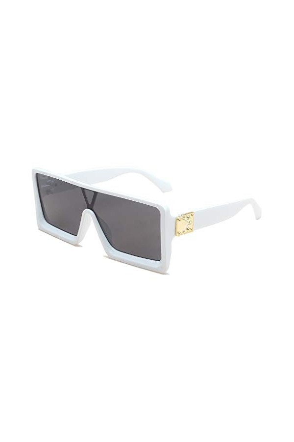 Shades Protection contre la lumière Lunettes de soleil classiques sans cadre Gradient Lunettes de soleil transparentes Mode T