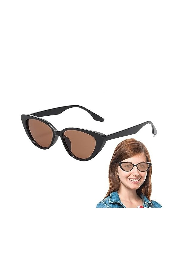 Aibyks soleil Cateye pour femme | soleil rétro œil chat Lunettes vintage - soleil tendance Cat Eye Frame soleil surdimensionn