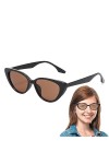 Aibyks soleil Cateye pour femme | soleil rétro œil chat Lunettes vintage - soleil tendance Cat Eye Frame soleil surdimensionn