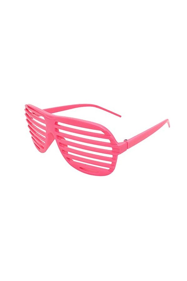 IMJONO Lunettes Homme Femme Drôle Crazy Déguisement Lunettes Nouveauté Costume Lunettes De Soleil Partie Accessoires Rose 