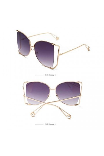 iHENGH Lunette de Soleil,Femmes Hommes Vintage Lunettes de Soleil rétro des Yeux Lunettes Mode Protection Contre Les radiatio