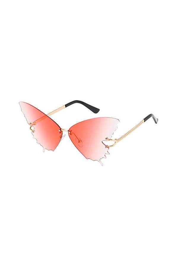 ZEELIY Lunettes de soleil pour femmes, lunettes de soleil Lunettes de soleil papillon lunettes de soleil personnalité lunette