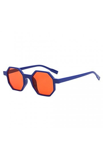 hahuha Compatible avec les lunettes de soleil polarisées pour femme rétro vintage unisexe rappeur, lunettes de soleil rhombiq