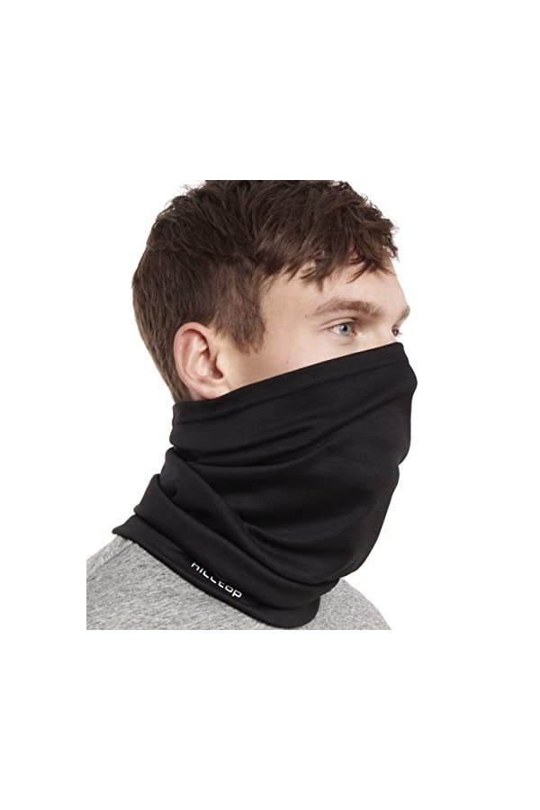 Hilltop Sciarpa Da Uomo E Donna Invernale, Foulard Per Moto Multifunzione, Scaldacollo Tubolare, Indossabile Come Maschera O Scialle, Vari Colori, Colore:Light Grey Art - Foto 3