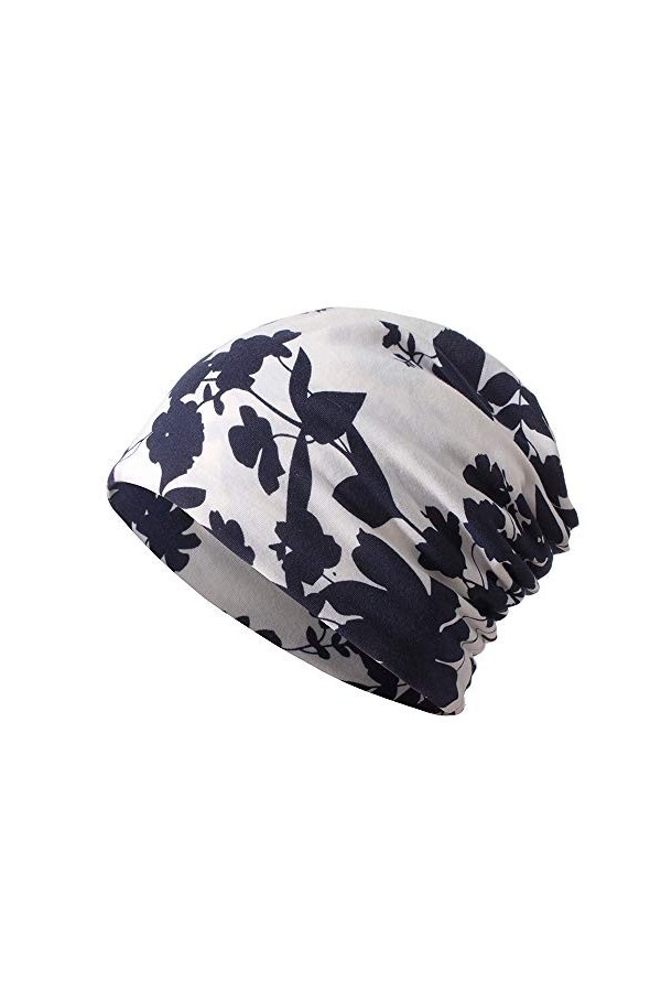 Chapeau de Chemo Slouchy pour femme - Blanc - Taille unique