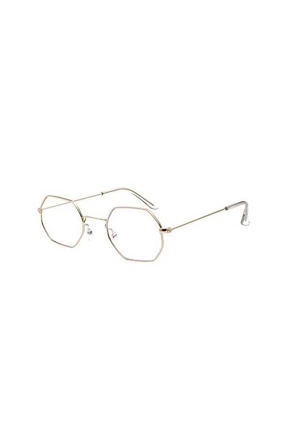 hahuha Lunettes de soleil polarisées carrées classiques pour femmes et hommes 2022 les plus populaires, doré, taille unique