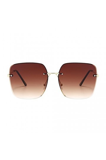 hahuha Over The Glasses Lunettes de soleil rondes polarisées sans bordure pour femme Idéal pour les voyages et le shopping au