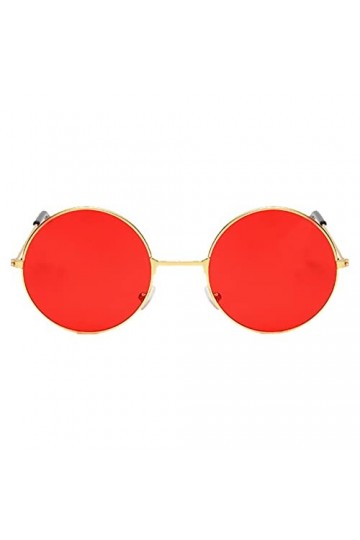 Yunmiao Soleil Rondes,Soleil Hippie Rondes Style années 60 - Soleil Hippie Femmes Hommes Cercle Lunettes pour Les faveurs fêt