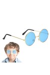 Yunmiao Soleil Rondes,Soleil Hippie Rondes Style années 60 - Soleil Hippie Femmes Hommes Cercle Lunettes pour Les faveurs fêt