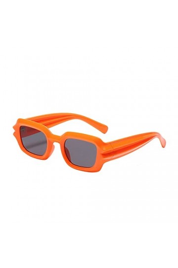 Lunettes de soleil pour homme et femme - Tendance - Rétro - Tendance - Tendance - Style rétro - Pour homme et femme, Orange, 