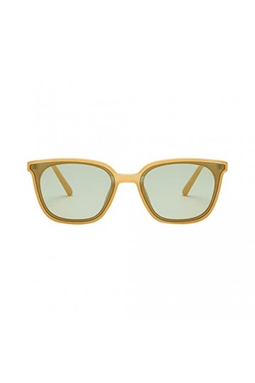 Lunettes de soleil carrées ovales rétro simples enveloppant autour du cadre unisexe lunettes de soleil colorées unisexe été p