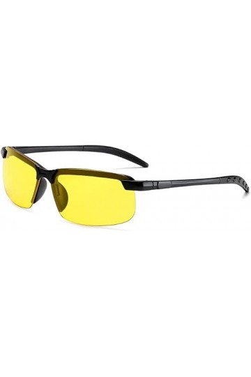 U-K Lunettes de Vision Nocturne Soleil Sport pour Hommes Femmes Jaunes Conduite Nuit Useful and Practical