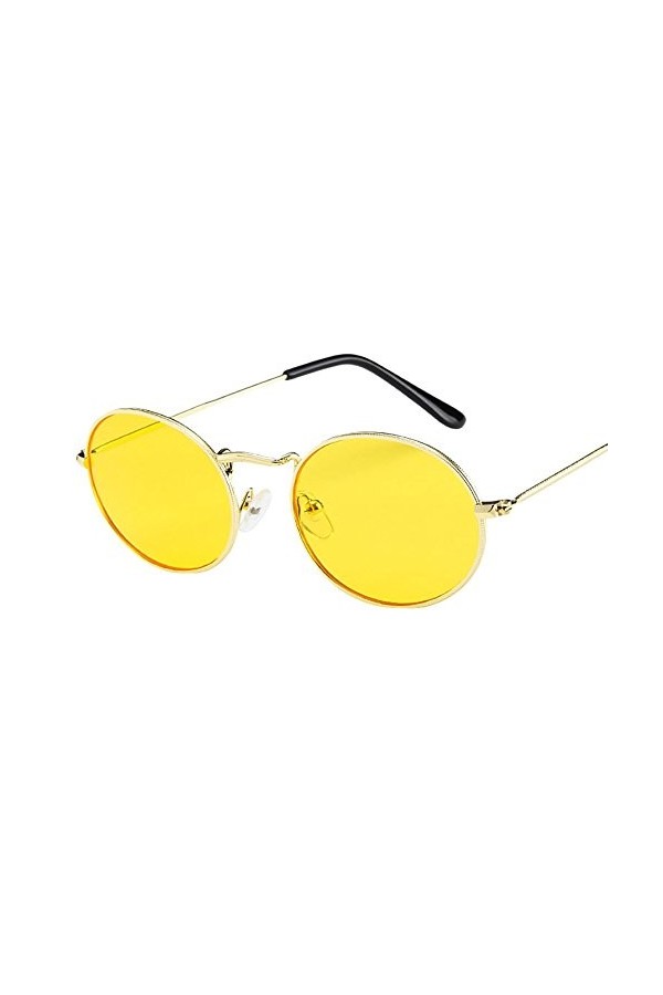 Lunettes de soleil pour femme Grandes rondes Polarisées Miroir Uv400 Lunettes dété Visage rond et gloss Steampunk, Y2k Lunet