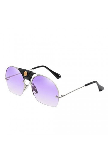 iHENGH Lunette de Soleil,Mode Femmes Hommes Metal Frame Lunettes de Soleil Lunettes UV Shades intégré