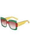 Femmes Carrés Lunettes De Soleil Malloom Chic Cat Eye Eyewear Sunglasses Couleur de Contraste