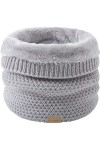 DURINM Hiver Tube Écharpe Femme Chaud Écharpe Cercle Cache-cou Enfant Tour de Cou Écharpe Pour Homme Cache-cou Cache-col Tric