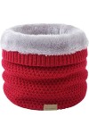 DURINM Hiver Tube Écharpe Femme Chaud Écharpe Cercle Cache-cou Enfant Tour de Cou Écharpe Pour Homme Cache-cou Cache-col Tric