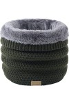 DURINM Hiver Tube Écharpe Femme Chaud Écharpe Cercle Cache-cou Enfant Tour de Cou Écharpe Pour Homme Cache-cou Cache-col Tric