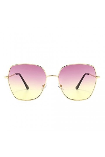 biJerou Bande de lunettes pour enfants mode femmes lunettes polarisées rondes lunettes de soleil dégradé de couleur idéal pou