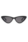 Hzjundasi Mode Mod Chic Super Cat Eye Triangle lunettes de soleil femmes Vintage Retro Eyewear