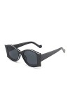 biJerou Lot de 100 lunettes de soleil noires miroir pour homme et femme vintage Big Frame femmes Shades UV400 Lunettes de sol