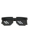 PLGEBR Lunettes de soleil drôles Pixel Thug Life Lunettes de soleil Femme Femme Vintage Lunettes de soleil Pixel Y5P8 Jouets 